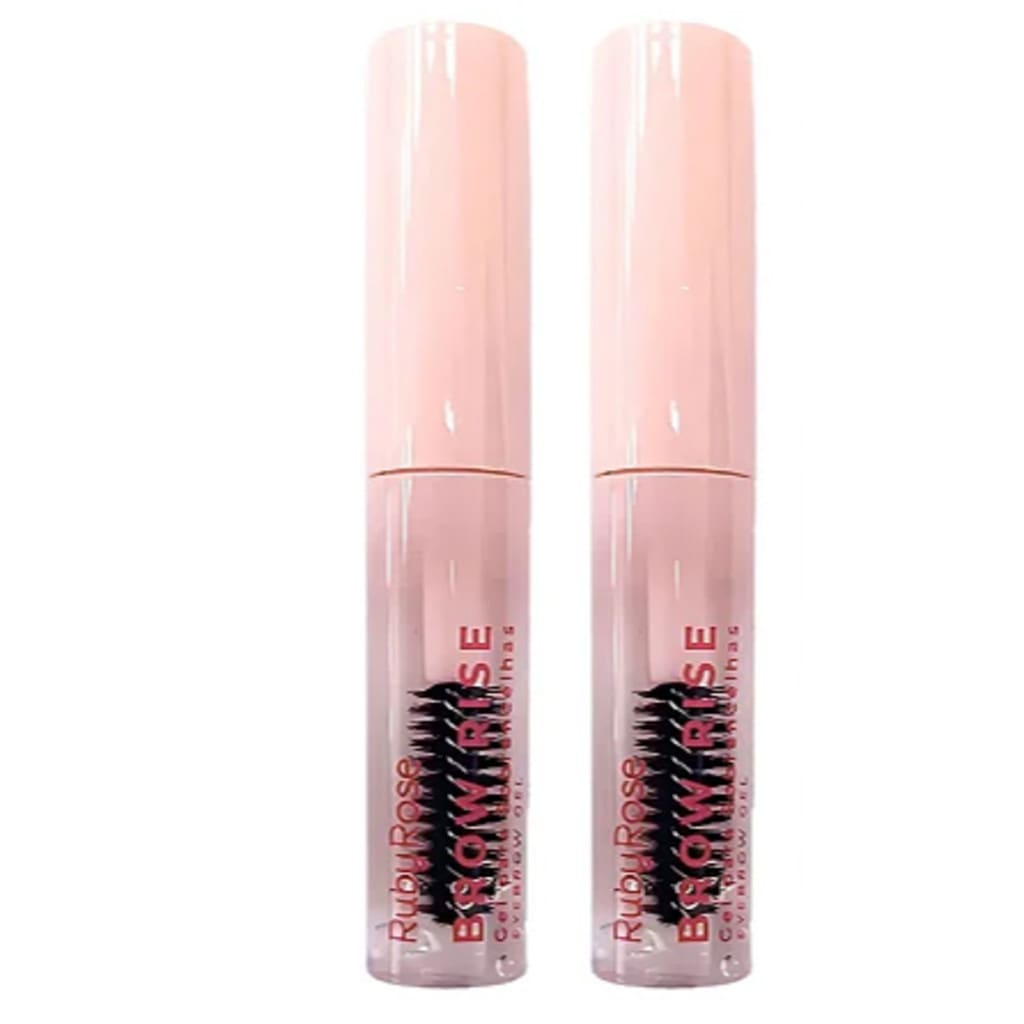 Kit 2x Gel para Sobrancelhas Melu Ruby Rose — Efeito Definido e Natural